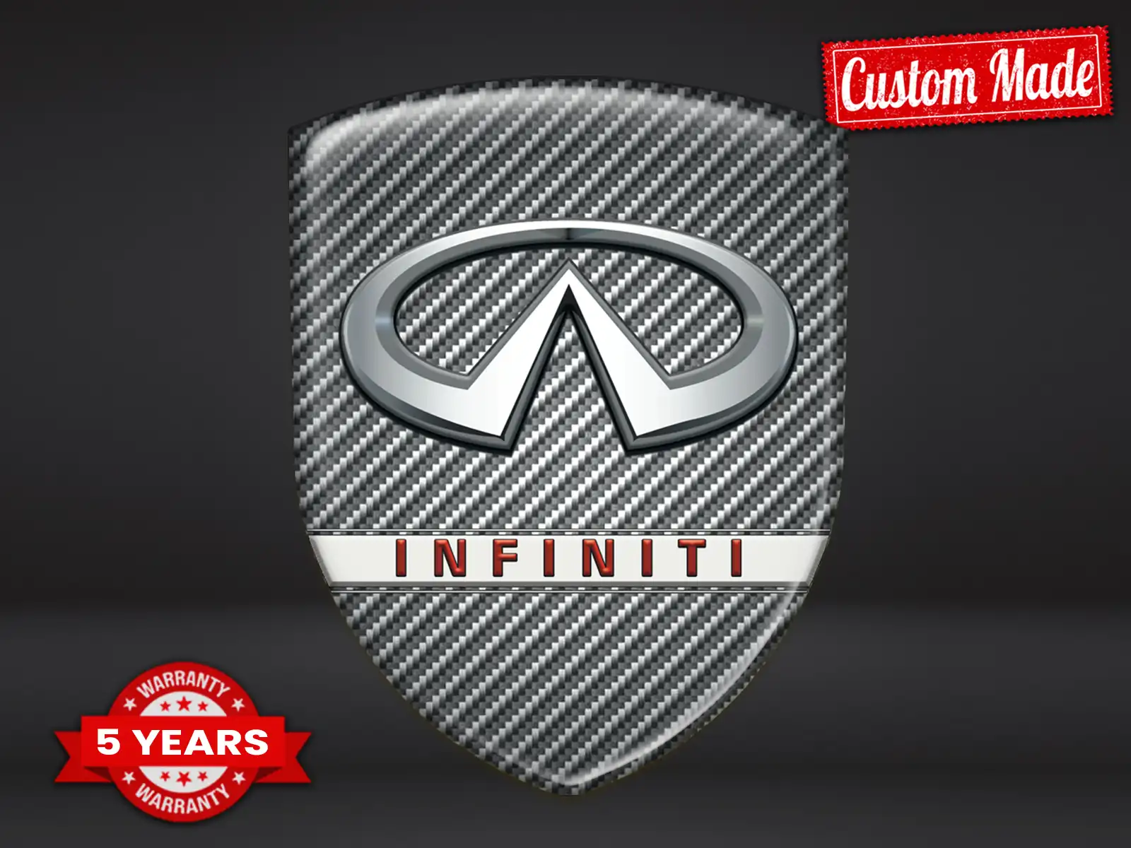 Infiniti Aufkleber auf Harz Top Design Custom Dome Labels